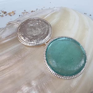 Roman Glass Necklace, Ancient Roman Glass, Historical Glass Jewelry, Silver Roman Glass Pendant, Unusual Necklace For Women
