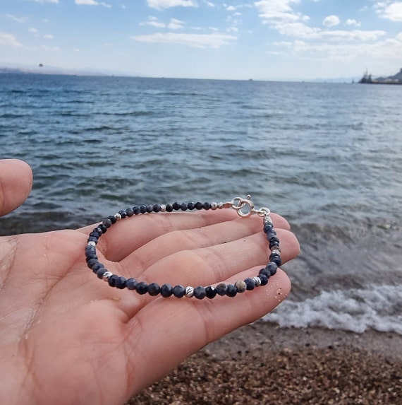 Etsy sapphire bracelet deals