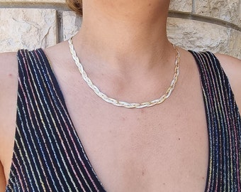 Collana Maria Cristina Sterling Serpentina Ros&eacute; G4320R