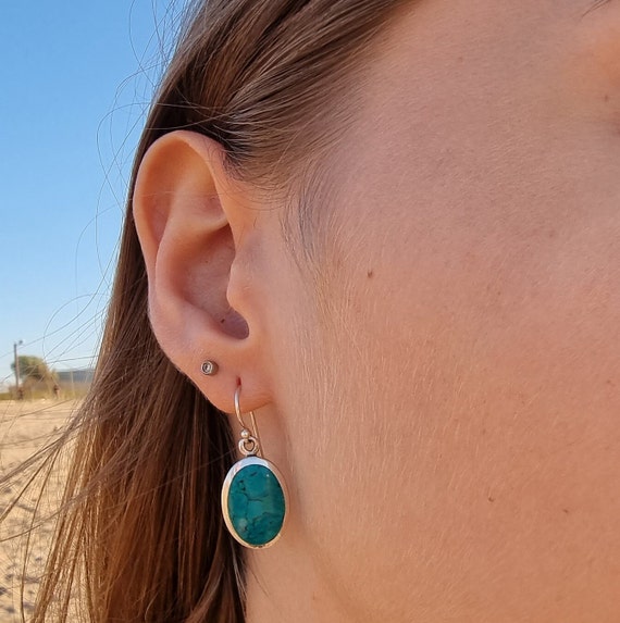 Etsy shop stone earrings