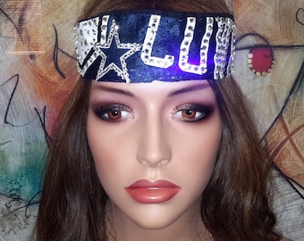 Dallas Football Custom blinged out headband