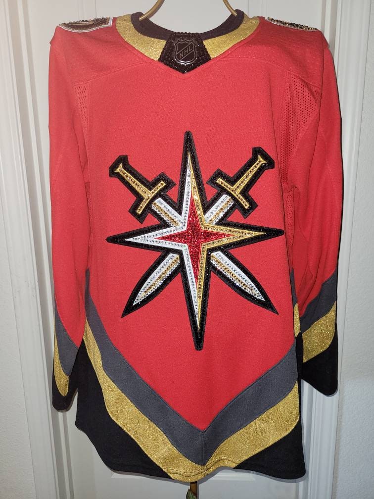 Boutique CUSTOM VGK Ultra-Premium Crystallized Jerseys - – Bling Vegas