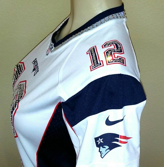 New England Football Patriots Custom Crystal Bling Service *jersey is a  Display, Jersey Not Included* *read Description* - Etsy