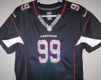 Arizona Football Cardinals Custom Crystal Blinged Service (Jersey es para exhibición Jersey no incluido) *Leer descripción*