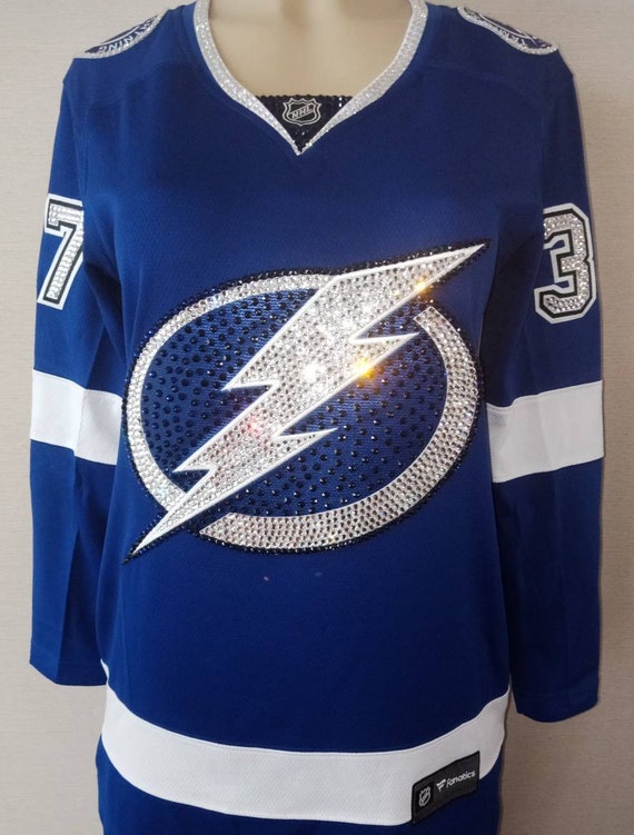 Tampa Bay Hockey Lightning Custom Crystal Bling Service this