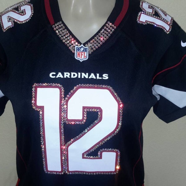 Arizona Football Cardinals Crystal Blinged Out Service *This Jersey is a display jersey not included* *Read Description*