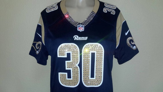 la rams custom jersey