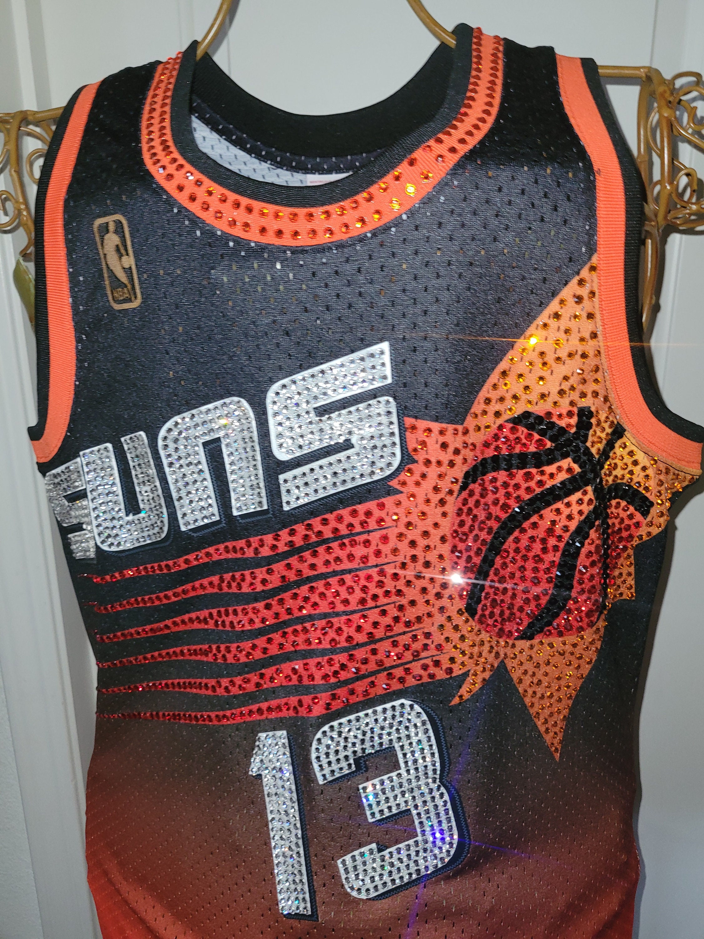 Pro Basketball Phoenix Custom Crystal Bling Service (jersey is a