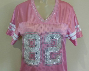 Dallas Football Cowboys Custom Crystal Bling Service *this Jersey