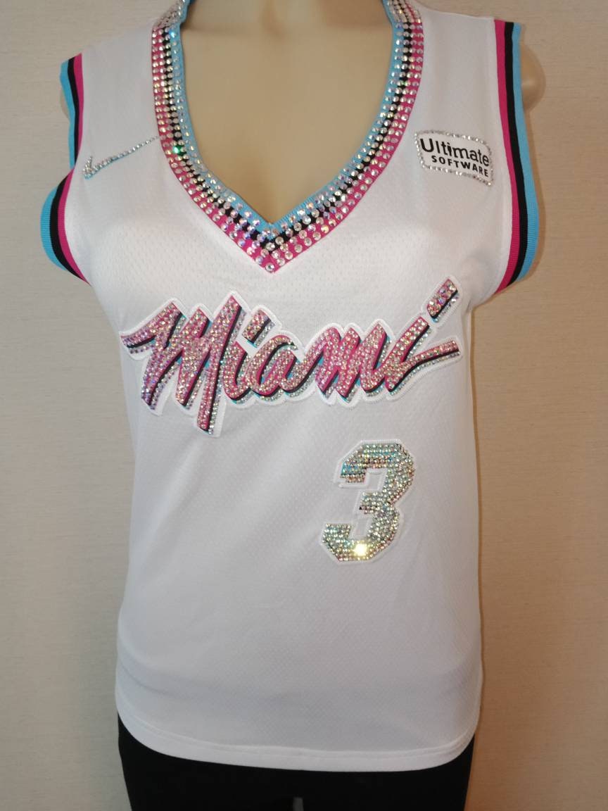 Custom Miami Heat Jersey, Custom Miami Heat NBA City Edition Jersey -  Wairaiders