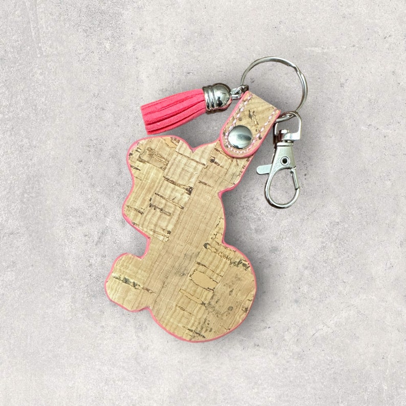 Pink Gecko Keychain Gecko Zipper Pull Pink Keychain Gecko Purse Charm Ready To Ship afbeelding 2