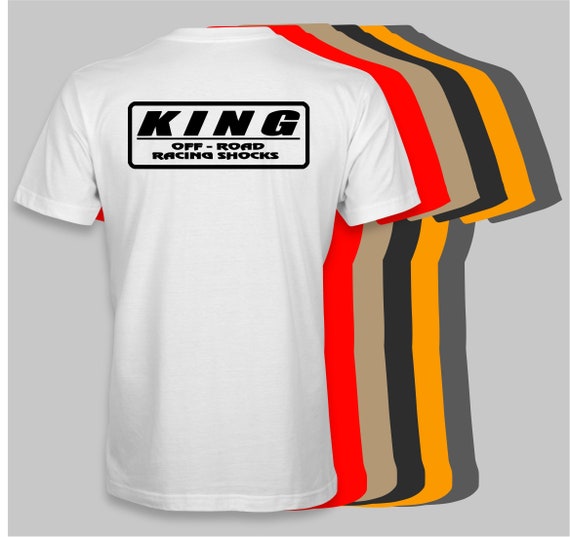 King Shocks Tshirt 50/50 Cotton Blend Preshrunk Baja Tires Etsy