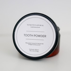 Natürliches Bio Zahnpulver