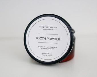 Natural Organic Tooth Powder