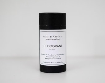 Natural Deodorant - Biodegradable Packaging, Natural Organic Handmade