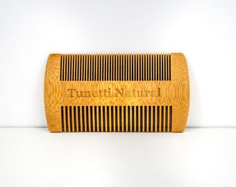 Bamboo Moustache & Beard Comb