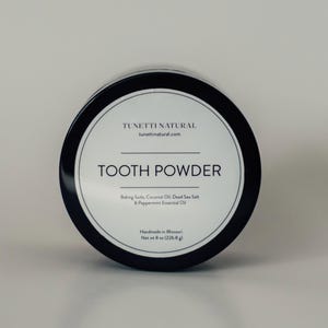 Natural Organic Tooth Powder