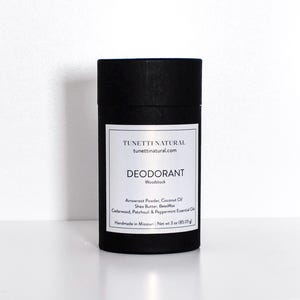 Natural Deodorant - Biodegradable Packaging, Natural Organic Handmade