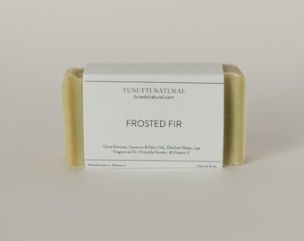 Frosted Fir Soap - Handmade Soap, Homemade Soap, Handcrafted Soap