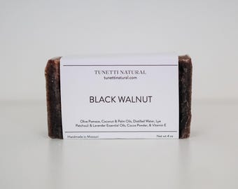 Black Walnut Soap: Handmade Natural Soap