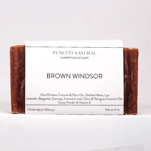 Brown Windsor Soap - Natural Soap, Handmade Soap, Homemade Soap, Handcrafted Soap