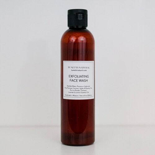 ANTI AGING FACIAL Cleanser Natural Face Wash Lavender Etsy