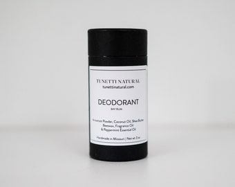 Natural Deodorant - Biodegradable Packaging, Natural Organic Handmade