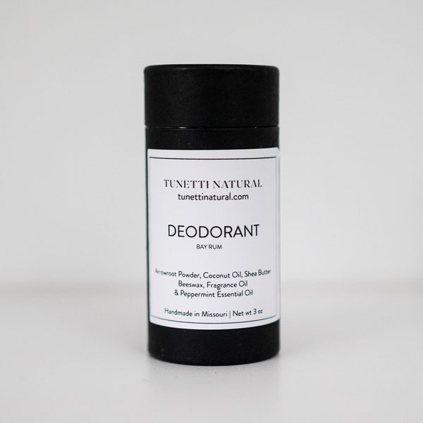 Natural Deodorant - Biodegradable Packaging, Natural Organic Handmade