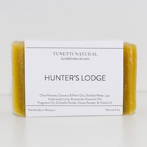 Hunter&#39;s Lodge Soap - All Natural Soap, Handmade Soap, Homemade Soap, Handcrafted Soap
