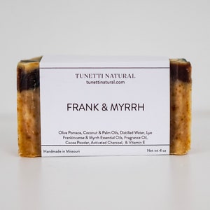 Frankincense & Myrrh Natural Soap - Tunetti&#39;s Handmade Bar Soap