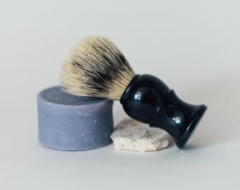 Boar Bristle Shaving Brush - Black Handle