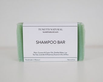 Shampoo Bar - Naturseife, Handgemachte Seife, Selbstgemachte Seife, Handgefertigte Seife