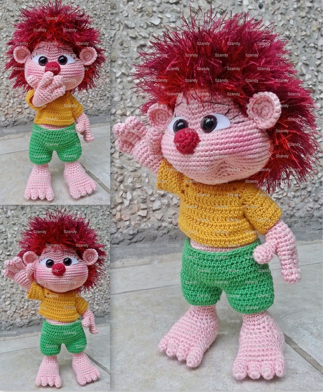 Pumukli Elf Boy PATTERN Crochet Amigurumi - Etsy