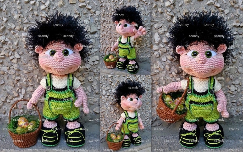 Easter Elf Boy Amigurumi PDF Pattern - Etsy