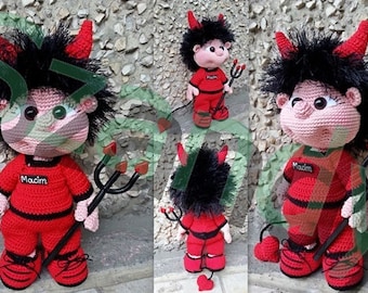 Crohet Devil Elf Boy PATTERN