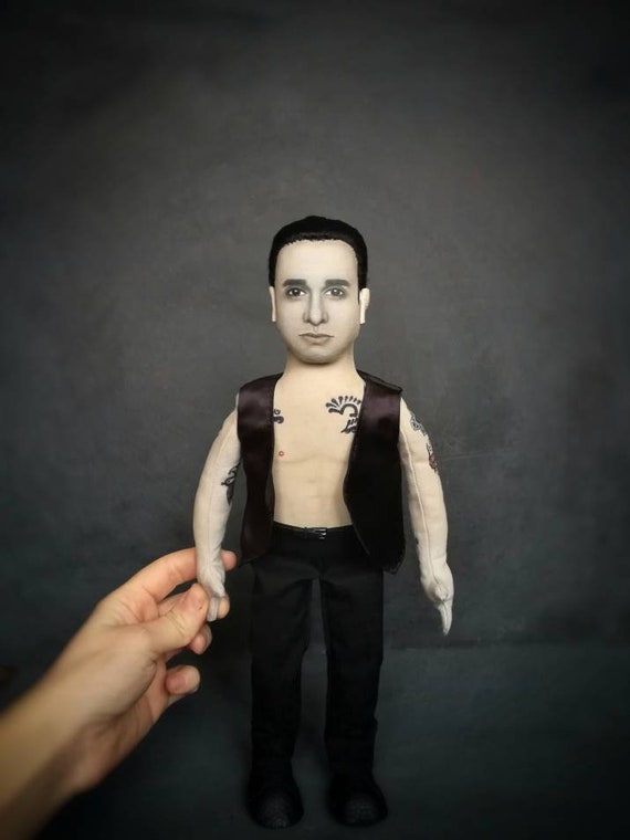 Dave Gahan Portrait Doll Depeche Mode Etsy
