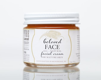 TALLOW Facial Cream // Dry Skin Care// All-Natural Facial Cream // Organic Beef Tallow Skin Care