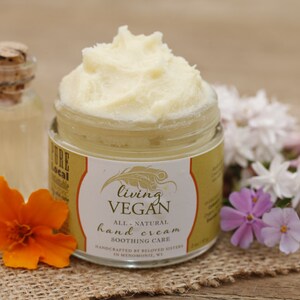 VEGAN-Handcreme / / reiner Bio / / Shea Butter Hautpflege