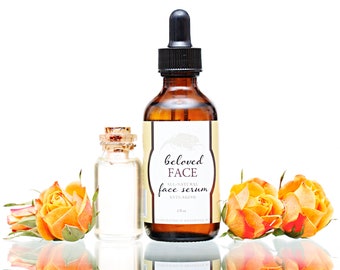 FACE SERUM // Gentle Face Oil // All-Natural & Vegan // Infused Serum