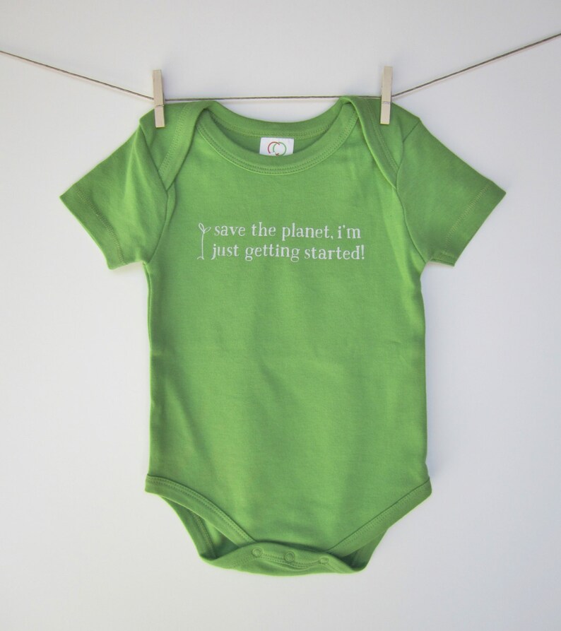 Organic cotton baby clothes ecofriendly save the Etsy