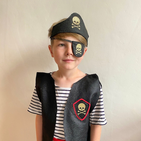 Child Pirate Costume, Adult Pirate Outfit, Kids Pirate Party Costume, Pirate Dress Up