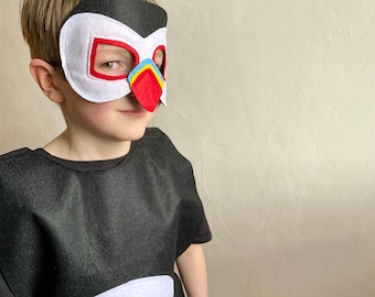 Felt Puffin Costume: Bird Dress Up, Child-Adult Sizes