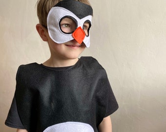 Felt Penguin Costume: Includes Mask & Tabard - World Book Day