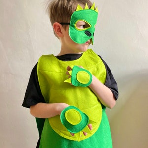 Costume de dinosaure vert, costume de crocodile pour enfants, costume de dinosaure adulte, disponible dans les tailles enfant-adulte S-XL