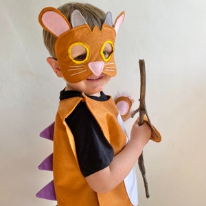 Tan Monster Child Costume, Story Book Character Costume, World Book Day Teacher Monster Costume
