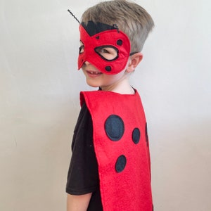 Kids Ladybird Costume, Adult Ladybug Costume, World Book Day Ladybird Dress Up, Available on Sizes Child-Adult S-XL