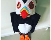 Puffin Costume, Kids Puffin Costume, Adult Puffin Costume, Puffin Rock, Puffin Dress Up, Puffin Fan. Puffin Mask, Cape Feet Robins Bobbins