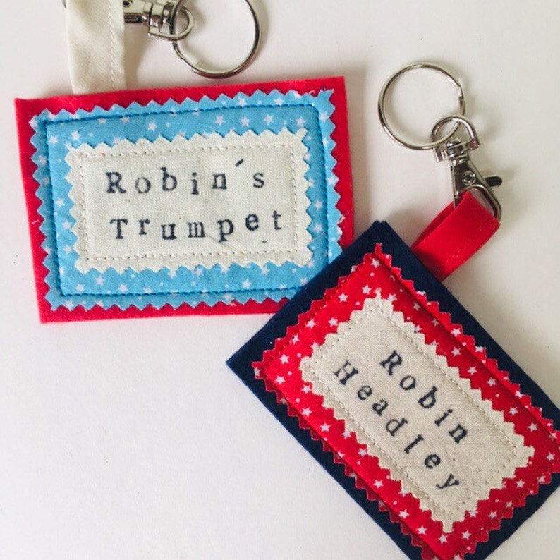 Instrument Case Tag Instrument Case Name Label Musical Etsy UK