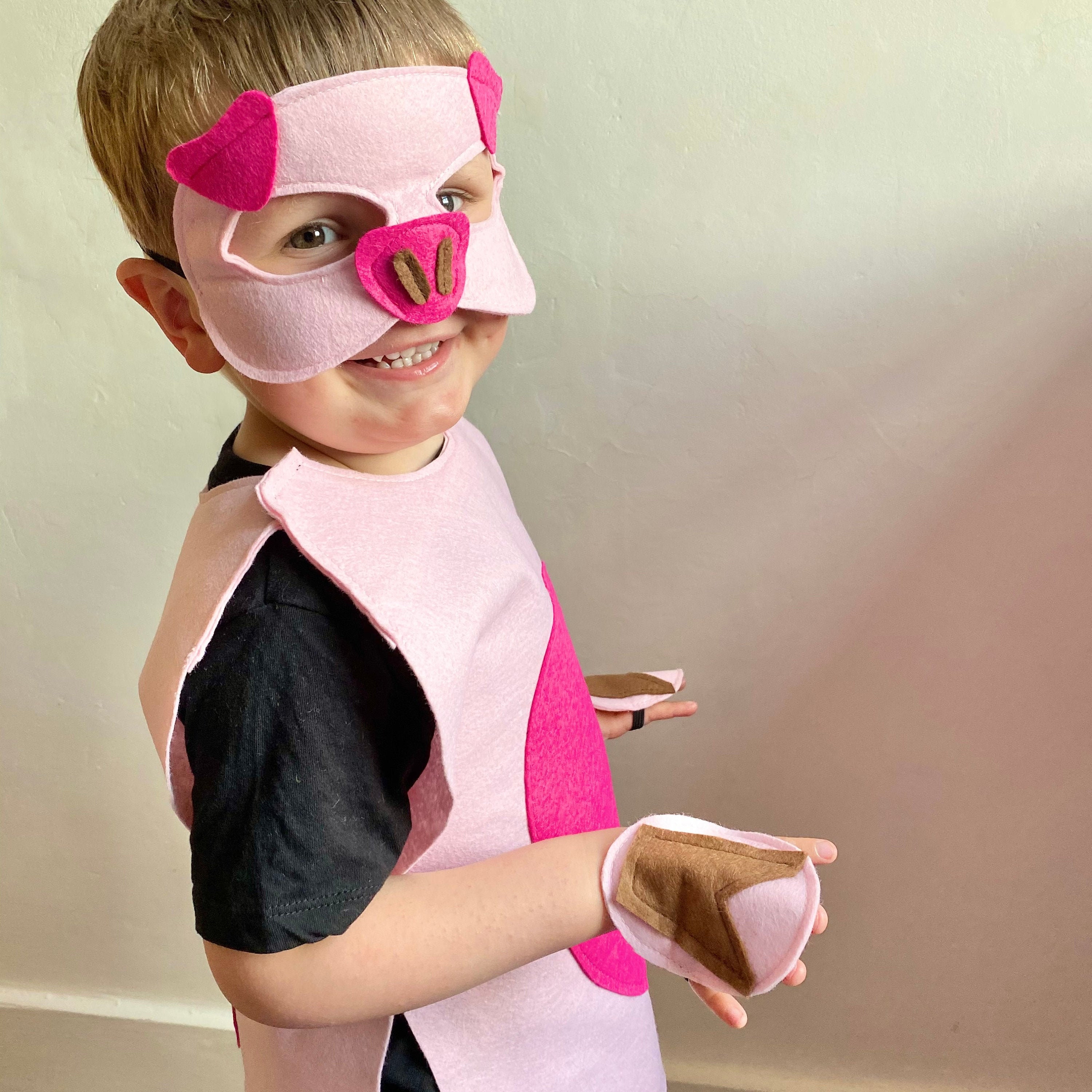 Interpretación grupo Saludar Disfraz de cerdo para niños disfraz de cerdito para adultos - Etsy España