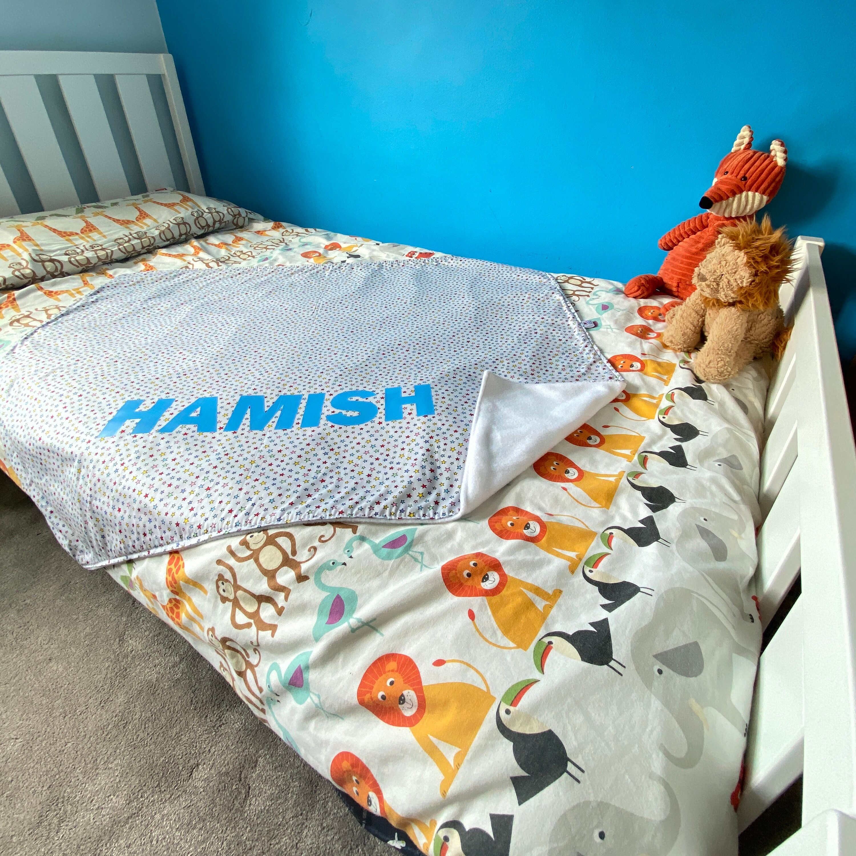 Personalised Play Mat Newborn Name Blanket Custom Play Mat Etsy UK